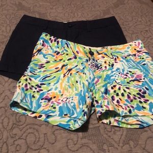 5” Lilly Pulitzer Callahan shorts (2 pair)